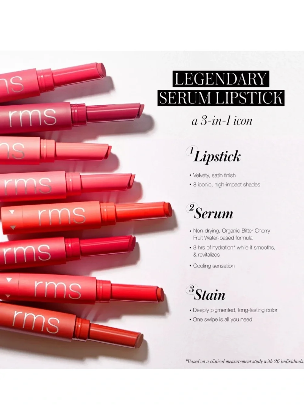 RMS Beauty Legendary Serum Lipstick “Ruby Moon”